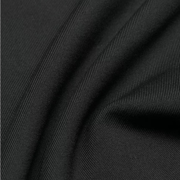 Aritzia Babaton Contour Black Square Neck Long Sleeve Bodysuit Sz M - Picture 8 of 13